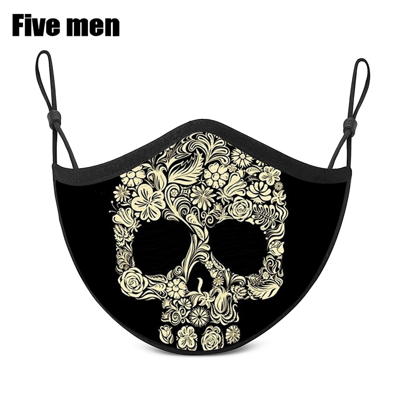 Five Men Reusable Clean Fashion Adult Heat Resisting Silver Ion Party Mouth Cover
