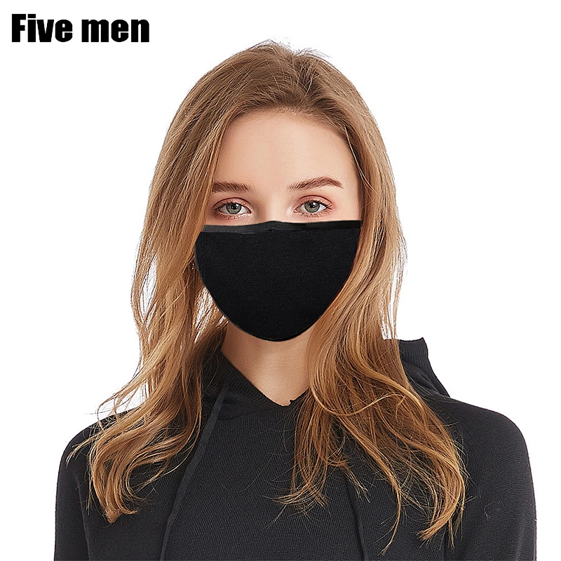 Five men Custom Fashion Party Reusable Washable Silver Ion Cloth Face Cover