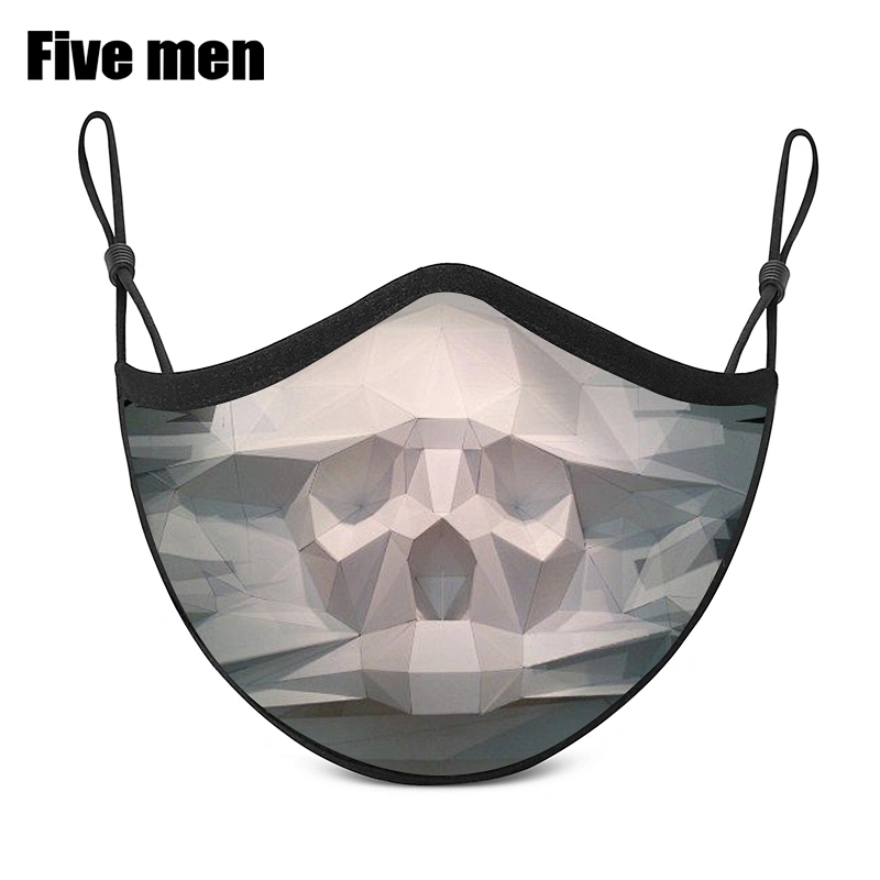 Five Men 100% Cotton Silver Ion Washable Special Party Party Face Protection Cover