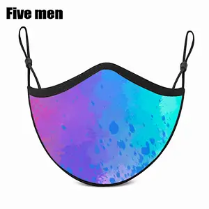 Five Men Personalized Pattern Sport Wear Silver Ion Comfortable Face Cover