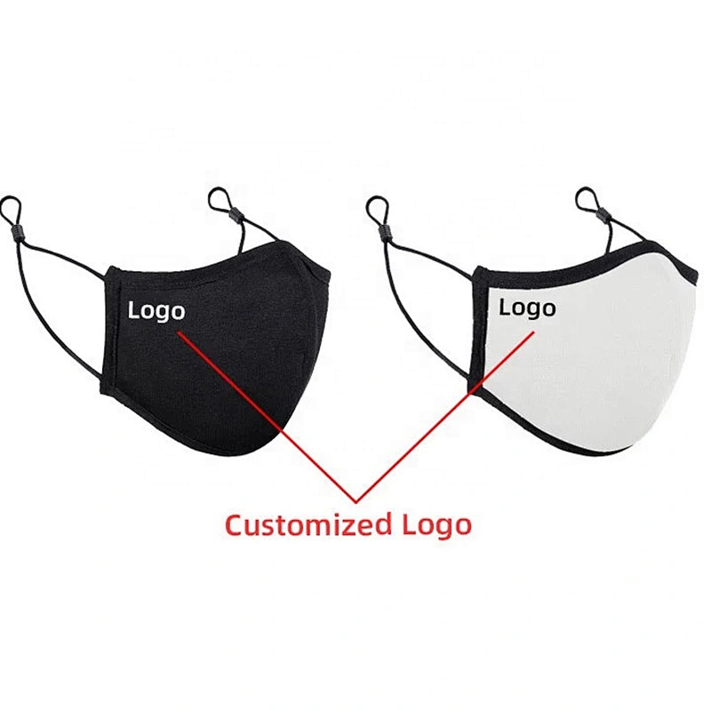 Five men custom logo custom color sport wear reusable and soft silver ion cotton party face cover