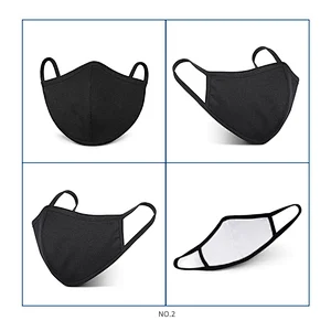 Five men new fashion sport wear reusable silver ion cotton face mouth cover