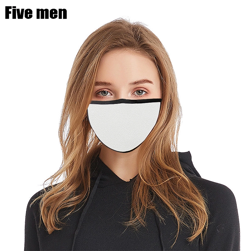 Five men supply washable anti dust reusable silver ion cotton face cover
