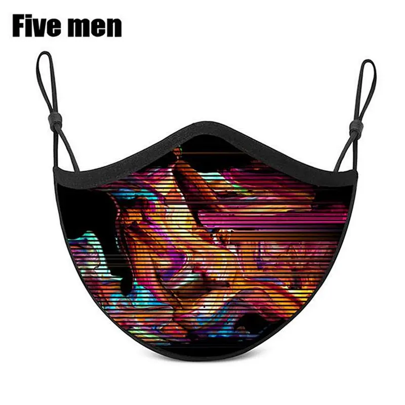 Five Men Fabric Silver Ion Unisex Popular Party Face Protection Cover