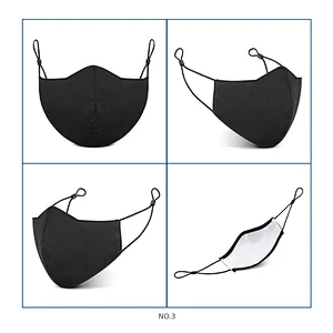 Five men new fashion sport wear reusable silver ion cotton face mouth cover