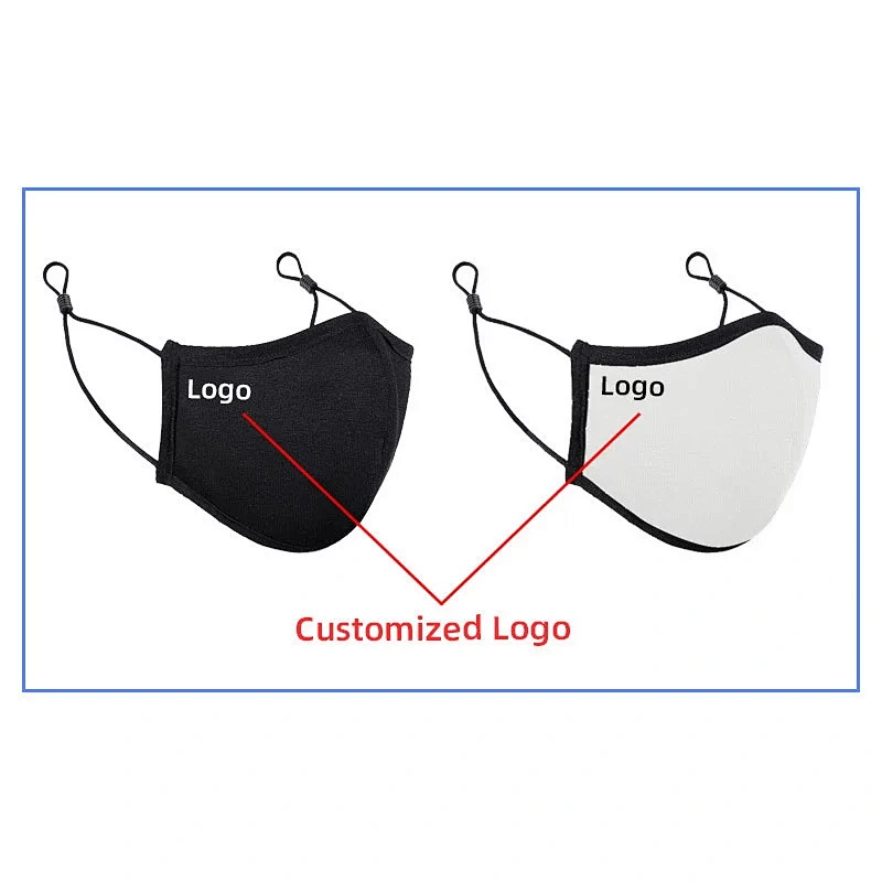 Five men customized logo custom reusable sublimation face cover for kids party