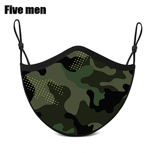 Five Men High Quality Sport Wear Face Cover Silver Ion Face Protection Cover