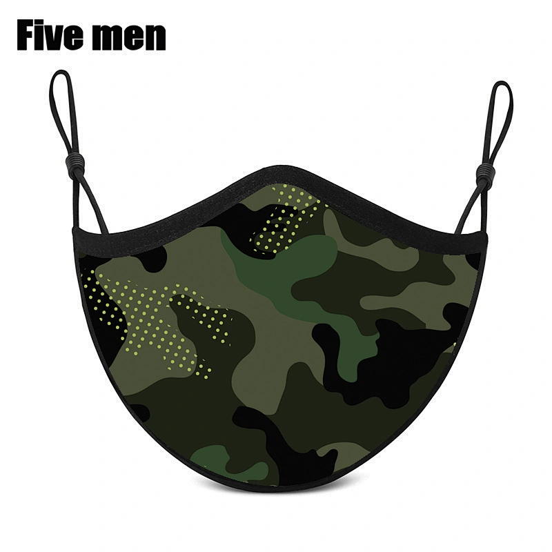 Five Men High Quality Sport Wear Face Cover Silver Ion Face Protection Cover