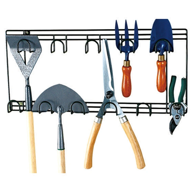 Long handle tool rack