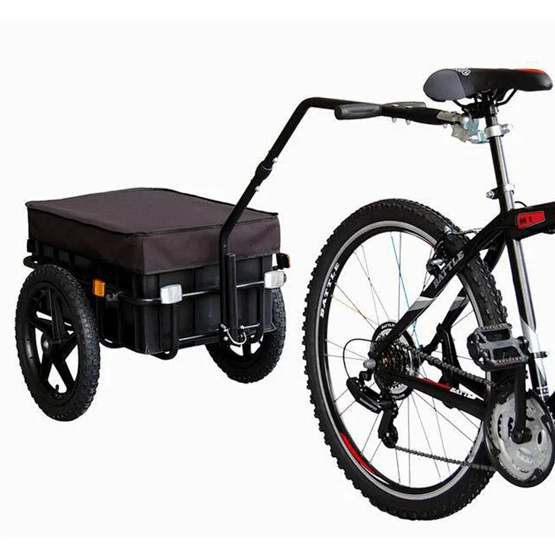 Bike trailer with cover
