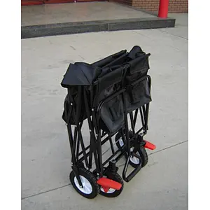 FOLDING WAGON WITH BRAKES