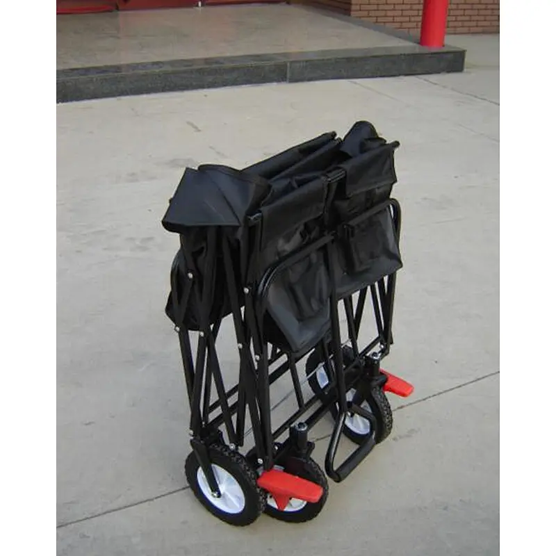 FOLDING WAGON WITH BRAKES