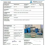 Loading test report for shelf