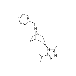 8-Benzyl-3-exo-(3-isopropyl-5-methyl-4H-1,2,4-triazol-4-yl)-8 -azabicyclo[3.2.1]octane