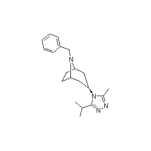 8-Benzyl-3-exo-(3-isopropyl-5-methyl-4H-1,2,4-triazol-4-yl)-8 -azabicyclo[3.2.1]octane