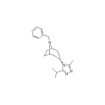 8-Benzyl-3-exo-(3-isopropyl-5-methyl-4H-1,2,4-triazol-4-yl)-8 -azabicyclo[3.2.1]octane