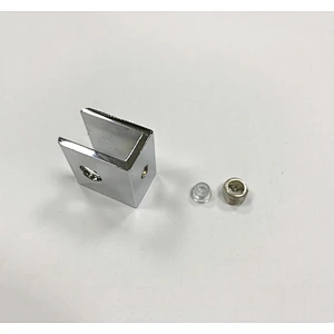 Zinc Alloy Square Shelf Bathroom Glass Clamp