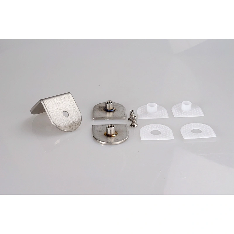 Stainless Steel Glass Partition Brace Double Glass to Glass Clamp
