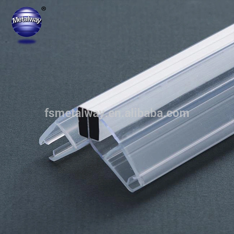 90 degree magnet sealing jamb glass door and window waterproof bars PVC shower sealings