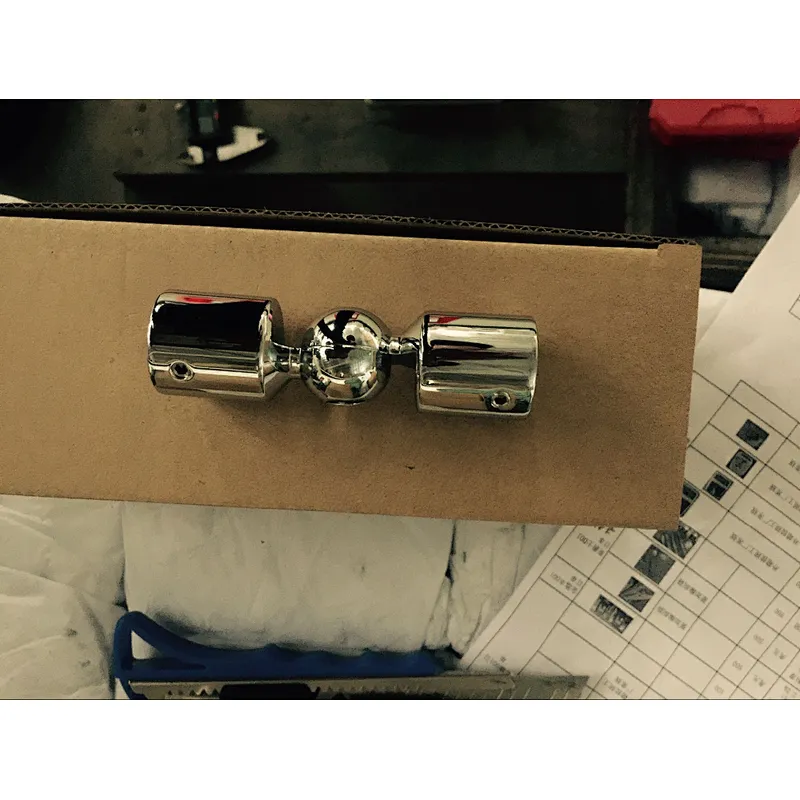 adjustable tube connector brass shower room glass door round tube connector