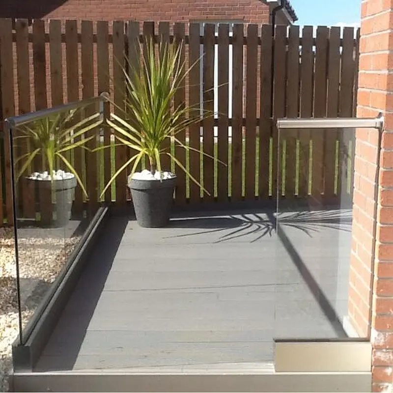 stainless steel handrail end cap