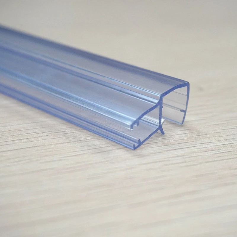 plastic light blue waterproof bath door seal strip