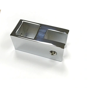 Bar To Glass Bracket Shower Square Pipe Connector