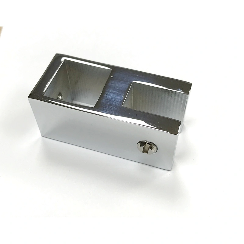 Bar To Glass Bracket Shower Square Pipe Connector