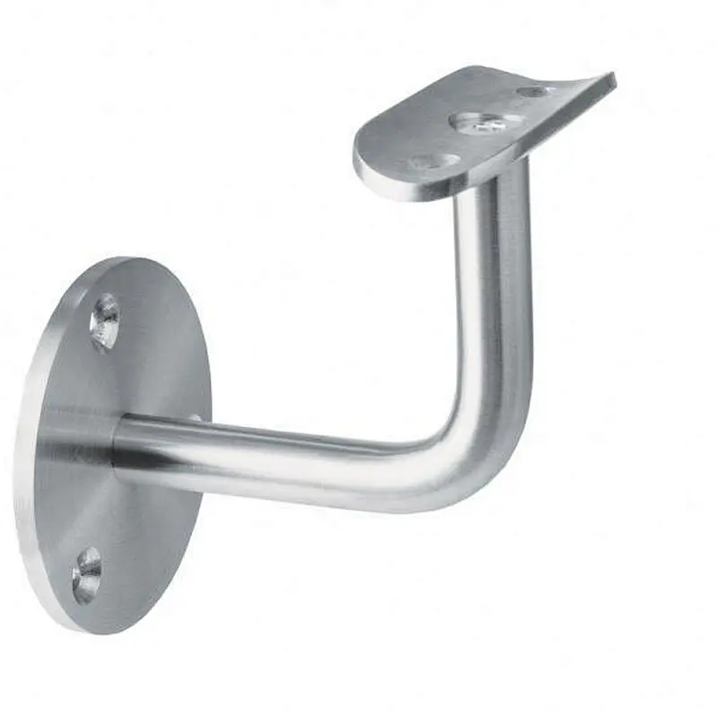 stainless steel handrail glass wall mount bracket