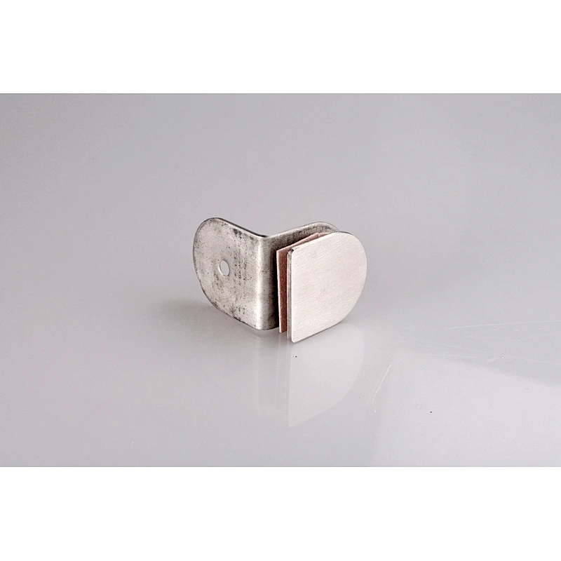 90 Degree Stainless Steel Wall to Mounted Partition Glass Clamp