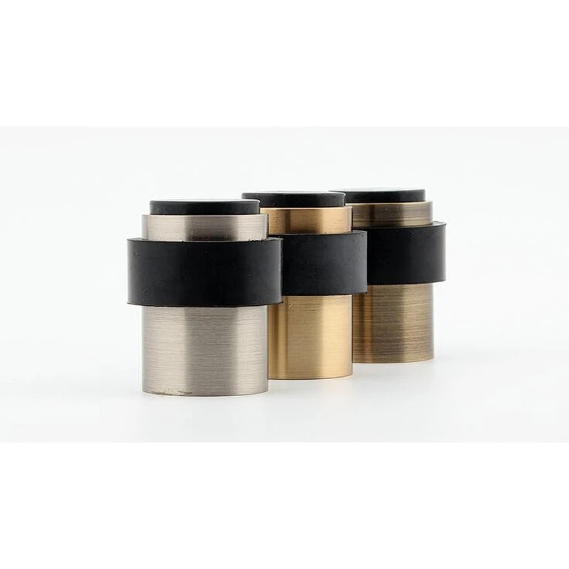 stainless steel stain finish rubber door stop