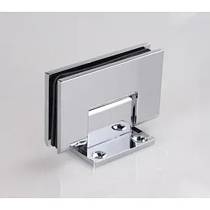 90 degree wall to glass door hinge Mirror finish