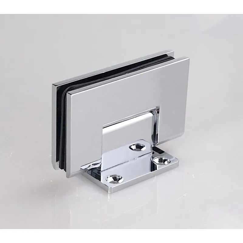 90 degree wall to glass door hinge Mirror finish