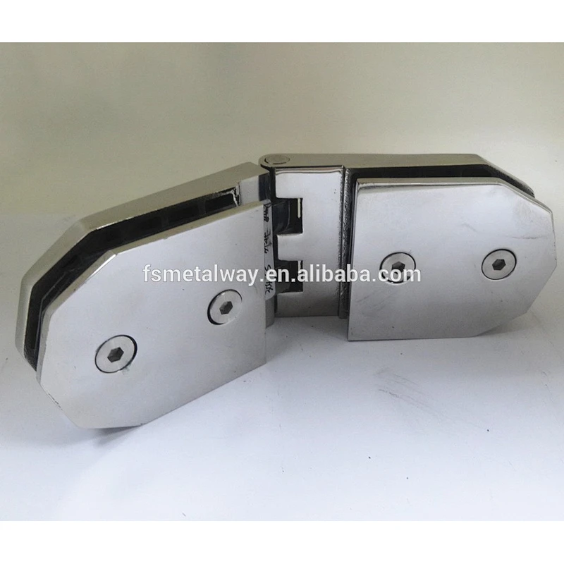 metal polish chrome glass shower hardware hinges