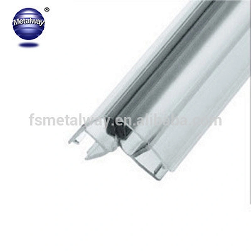 90 degree magnet sealing jamb glass door and window waterproof bars PVC shower sealings