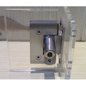 Private Logo Brushed Soft Closing Glass To Wall Shower Door Hinge