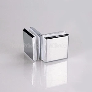 High quality stainless steel 304 corner glass bracket brass shower glass door clamps
