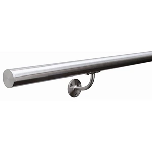 Stainless Steel Glass Railing Wall Mounted LED Handrail Support Bracket
