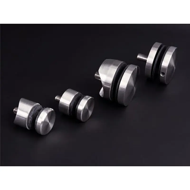 stainless steel stain standoff finish long screw glass handrail holder clamp