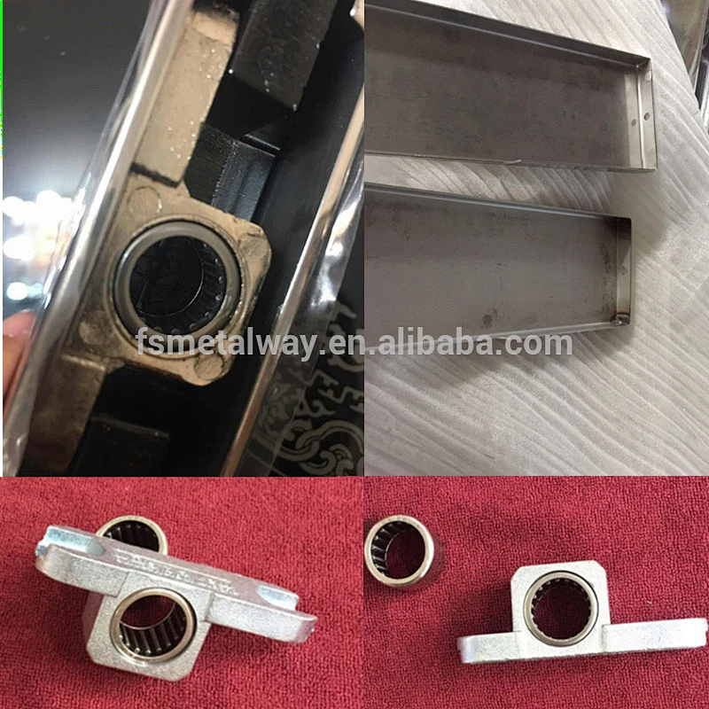 Stainless steel201 Tempered Shower Glass Slide Door Clamp