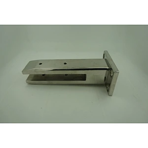 Stainless Steel Glass Clamp - Square Base