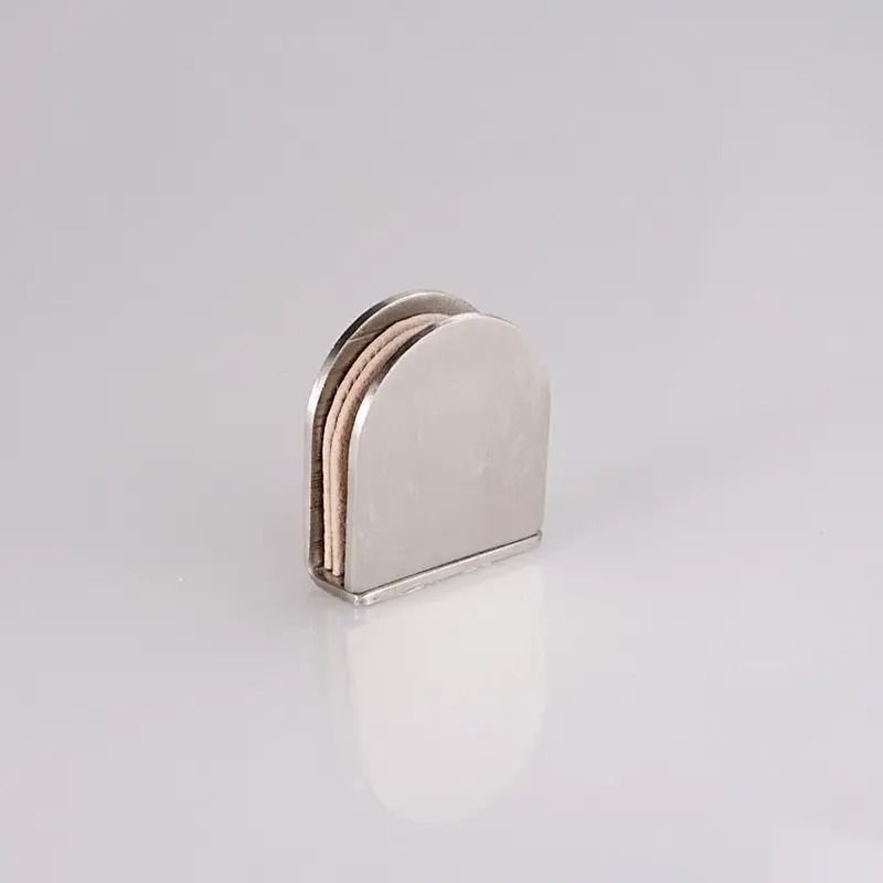 Glass Partition Brace Glass to Glass Stainless Steel Clip