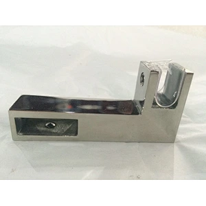 stainless steel tube glass connector square