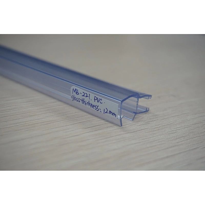 plastic light blue waterproof bath door seal strip