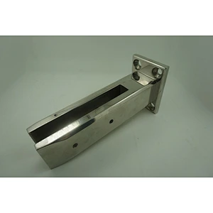 Stainless Steel Glass Clamp - Square Base