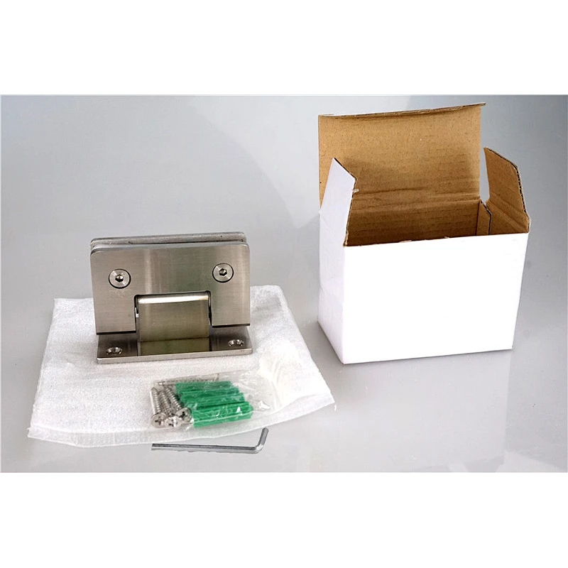 stainless steel 90 degree spring shower glass door hinge
