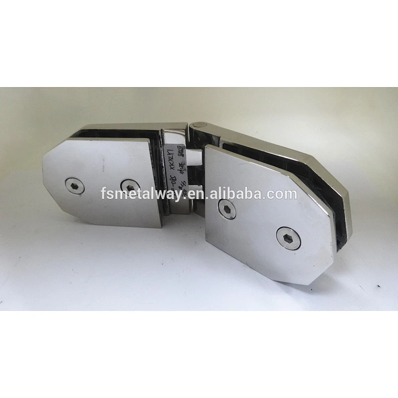 metal polish chrome glass shower hardware hinges