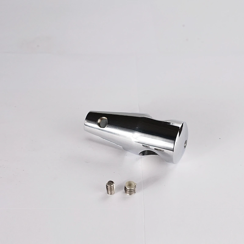 High Style Brass Handrail Tube Rob Clamp Connectors