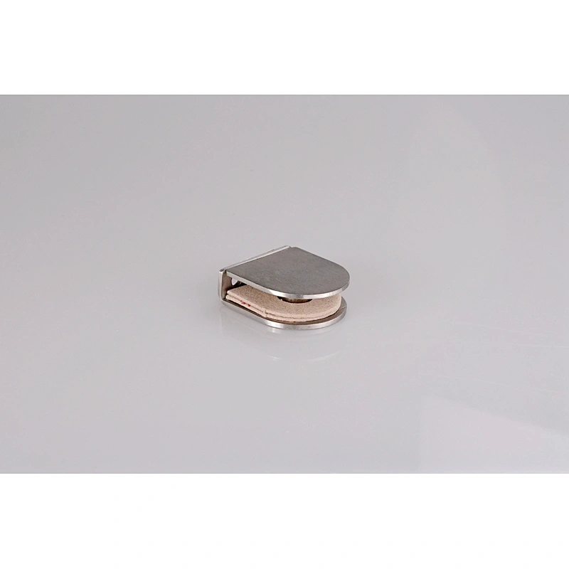 Glass Partition Brace Glass to Glass Stainless Steel Clip