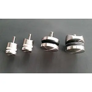 stainless steel stain standoff finish long screw glass handrail holder clamp